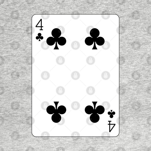 4 of Clubs by Ziggy's